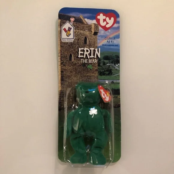 Ty Toys Rare Mcdonalds Erin Beanie Baby Errors 998reti